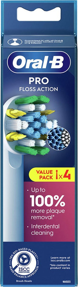 Oral B Pro Floss Action Opzetborstels - 4 stuks