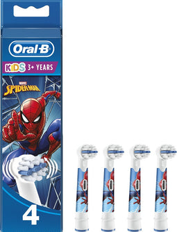 Oral B PRO Kids Opzetborstels Spiderman - 4 stuks