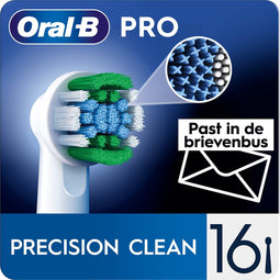 Oral-B Pro Precision Clean Opzetborstels - 16 stuks - brievenbusverpakking