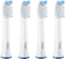 Oral-B Pulsonic SR32-4 - Opzetborstels - 4 stuks - Wit
