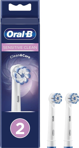 Oral-B Sensitive Clean - Met CleanMaximiser-technologie - Opzetborstels - 2 Stuks