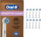 Oral-B Sensitive Clean - met CleanMaximiser-technologie - Opzetborstels - 10 Stuks - Brievenbusverpakking
