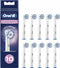 Oral-B Sensitive Clean - met CleanMaximiser-technologie - Opzetborstels - 10 Stuks - Brievenbusverpakking