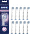 Oral-B Sensitive Clean - met CleanMaximiser-technologie - Opzetborstels - 10 Stuks - Brievenbusverpakking