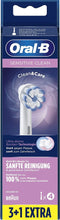 Oral-B Sensitive Clean Opzetborstel, Verpakking Van 4 Stuks