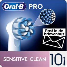 Oral-B Sensitive Clean Pro Opzetborstels - 10 stuks - Brievenbusverpakking