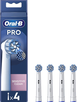 Oral-B Sensitive Clean Pro - Opzetborstels - 4 Stuks