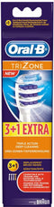 Oral-B TriZone - Opzetborstels - 4 stuks