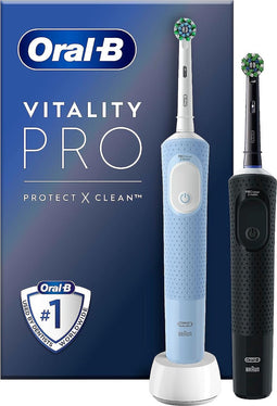 Oral-B Vitality Pro - D103 Duopack - Elektrische Tandenborstel - Blauw en zwart