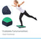 Orange Gym Balanskussen Spiky Massage Volwassenen & Kinderen, Balance Board – 38 x 32.5 x 6 cm zwart groen - Balanstrainer - Twisttrainer - Balans Wiebel bord - Balansplank - Fitness Focus Training Stabiliteit - Kerntraining - Yoga, Pilates, Fitness