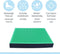 Orange Gym Balanskussen Volwassenen & Kinderen, Balance Board 2 Pack – 38 x 32.5 x 6 cm - Paars & Groen Spiky massage - Balanstrainer - Twisttrainer - Balans Wiebel bord - Fitness Focus Training Stabiliteit - Kerntraining - Yoga, Pilates, Fitness