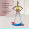 Orange Gym, Core fit & Twist Balance Board Volwassenen 65 x 10 x 27 cm - Blauw – Balanstrainer - Twisttrainer - Balans bord -Balans Wiebel bord - Balansplank - Fitness Focus Training Stabiliteit - Kerntraining - Yoga, Pilates, Fitness