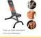 Orange Gym, Dumbbell Bench – verstelbaar - trainingsbank – halterbank – fitnessbank – 6 standen – belastbaar tot max 200kg – zwart/oranje