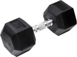 Orange Gym, Hex Dumbbell – 22.5KG – hexagon dumbbells – neoprene dumbbell
