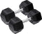 Orange Gym, Hex Dumbbell – 8KG – Set van 2 - hexagon dumbbells - neoprene dumbbell -