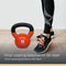 Orange Gym, Vinyl Kettlebell – 4KG, russische kettlebell, neoprene coating