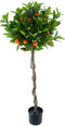 Orange tree in pot orange 120 cm kunstbloem