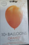 Oranje ballonnen | 10 stuks