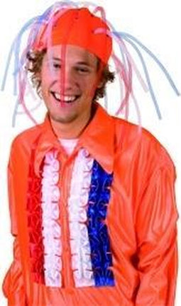 Oranjeshop Brain Explosion Hoed - Voetbal - Algemeen - Maat One Size - Oranje