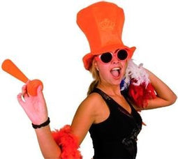 Oranjeshop Papieren Toeter - Voetbal - Algemeen - Maat One Size - Orange