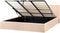 ORBEY - Bed met opbergruimte - Beige - 180 x 200 cm - Bouclé