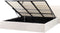 ORBEY - Bed met opbergruimte - Off-white - 180 x 200 cm - Bouclé