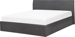 ORBEY - Tweepersoonsbed - Grijs - 160 x 200 cm - Polyester