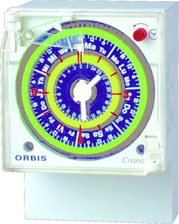 ORBIS Zeitschalttechnik CRONO D 230 V Opbouwschakelklok Analoog 250 V/AC