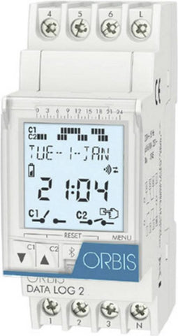 ORBIS Zeitschalttechnik DATA LOG 2 230 V DIN-rail schakelklok Digitaal 250 V/AC