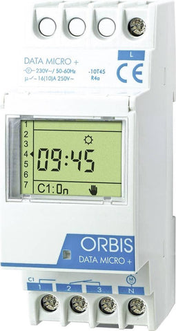 ORBIS Zeitschalttechnik DATA MICRO + 230V DIN-rail schakelklok Digitaal 250 V/AC