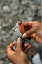 Orbitkey - 2.0 - Key Organiser - Waxed Canvas - Brick Red - Sleutelhouder