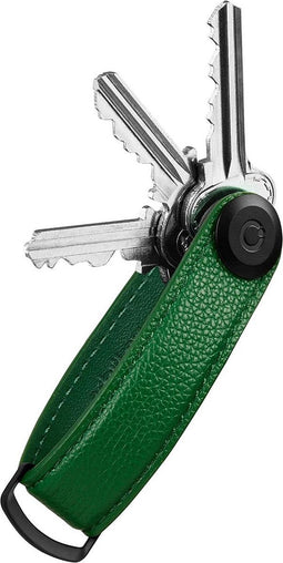 Orbitkey Key Organizer 2.0 pebbled leather emerald
