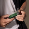 Orbitkey Key Organizer 2.0 pebbled leather emerald