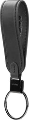 ORBITKEY | Luxe Sleutelhanger | Echt leder | Autosleutelhanger | Ring V2 | Zwart