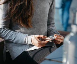Orbitkey Sleutelhangers Nail File & Mirror - zilver
