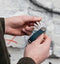 Orbitkey Sleutelhouder / Sleutelhanger - Crazy Horse Key Organiser 2.0 - Blauw