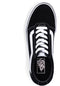 VANS WM Ward - Lage sneakers - Suède/canvas - Zwart/wit - Maat 40