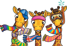 Orchard Toys Giraffes In Scarves