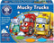 Orchard Toys - Mucky Trucks - Educatief bordspel - Maak de vrachtwagens schoon - vanaf 3 jaar