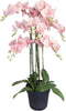 Orchidee kunstplant 9-tak 110 cm, roze