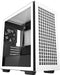 DeepCool CH370 WH - Mini Tower PC - Micro ATX Mini-ITX - Gehard glas wit