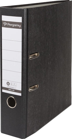 Ordner A4 8cm wolkenmarmer zwart