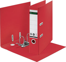 Ordner leitz 180° recycle 80 mm rood | 10 stuks