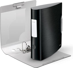 Ordner leitz style 1108 75mm satijnzwart - 5 stuks