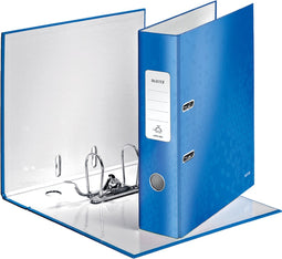 Ordner Leitz WOW 180° A4 80mm karton blauw | 10 stuks