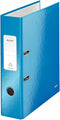 Ordner Leitz WOW 180° A4 80mm karton blauw | 10 stuks