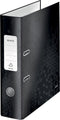 Ordner Leitz WOW 180° A4 80mm karton zwart | 10 stuks