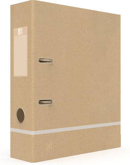 Ordner oxford touareg a4 80mm karton naturel/wit | 280 stuks
