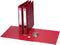 Ordner Quantore A4 50mm PP donkerrood - 10 stuks