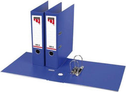 Ordner Quantore a4 80mm pp blauw - set 10 stuks